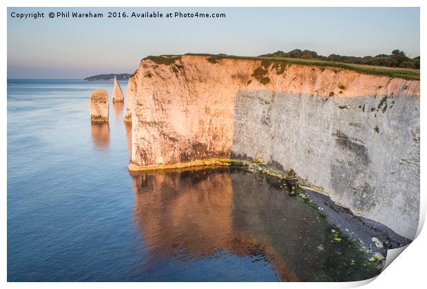 Jurassic Pinnacles Print by Phil Wareham