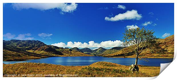 Loch Arklet Print by Jack Byers