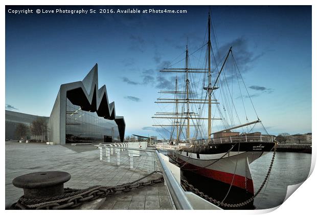 The Glenlee at the Riverside Print by Jack Byers