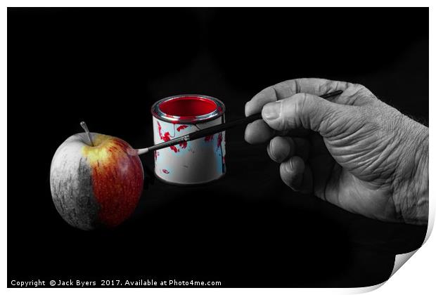 An Apple a day Print by Jack Byers