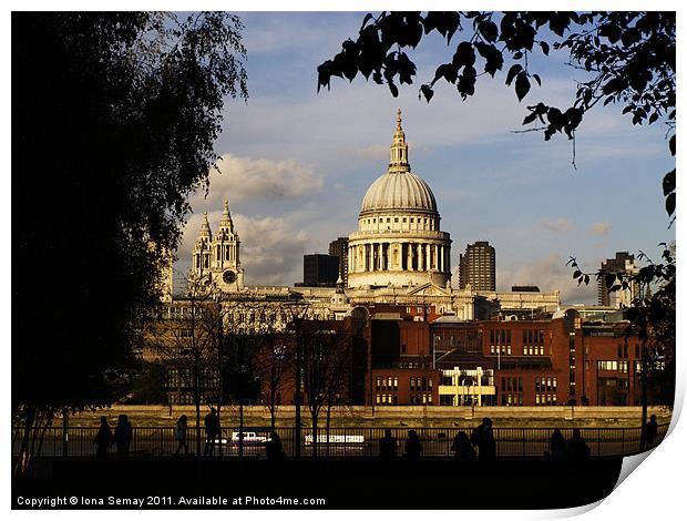 St Paul's Cathedral Print by Iona Semay