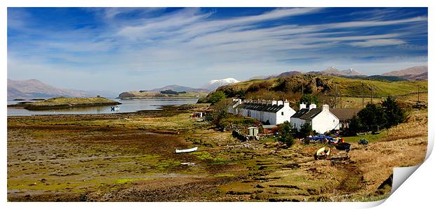 Port Ramsay on Lismore, Argyll, Scotland Print by Donald Parsons