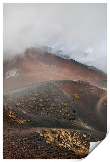 Mount Etna Print by David Tinsley