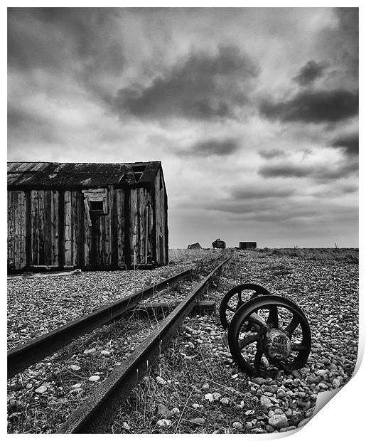 Track to Nowhere Print by mark Worsfold