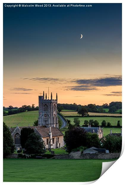 Church of St Philip and St James Print by Malcolm Wood