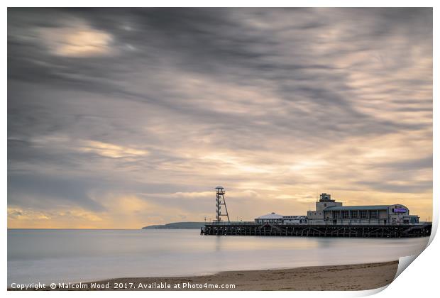 Bournemouth Pier Print by Malcolm Wood