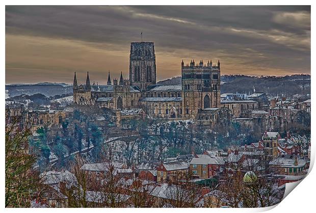 Durham Cathedral Print by kevin wise