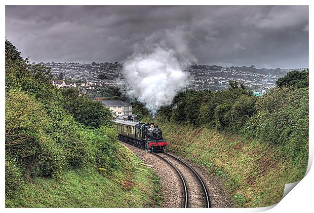 Steam train Print by kevin wise