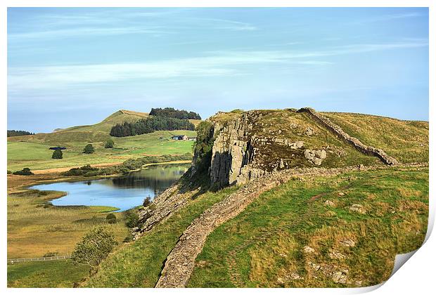  The Roman Wall Print by kevin wise