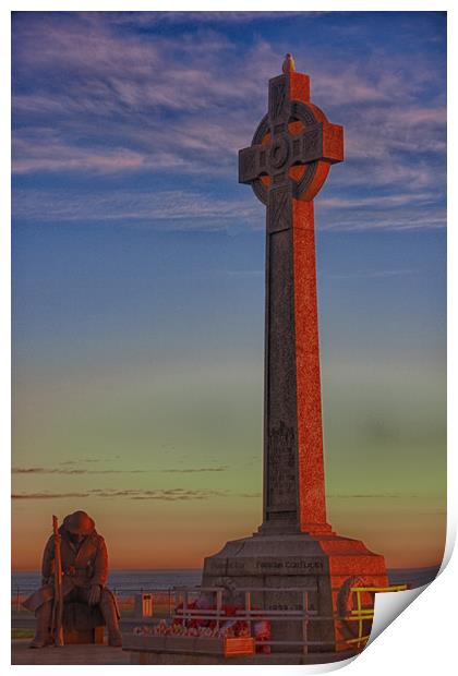 Tommy and Cenotaph Print by kevin wise