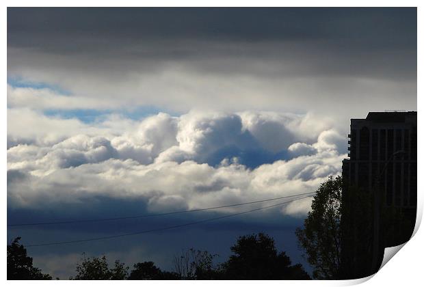 Clouds (Child) Print by paramjot matharu