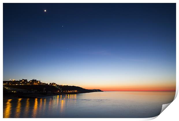 Sunset over Cromer Print by Adam Duffield