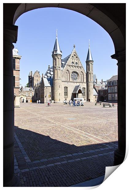 Knights Hall - Ridderzaal Print by Ankor Light