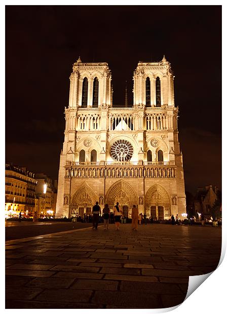 Notre Dame de Paris Print by Ankor Light