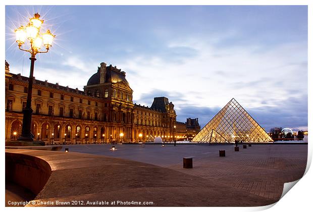 Louvre Museum, Paris, France Print by Ankor Light