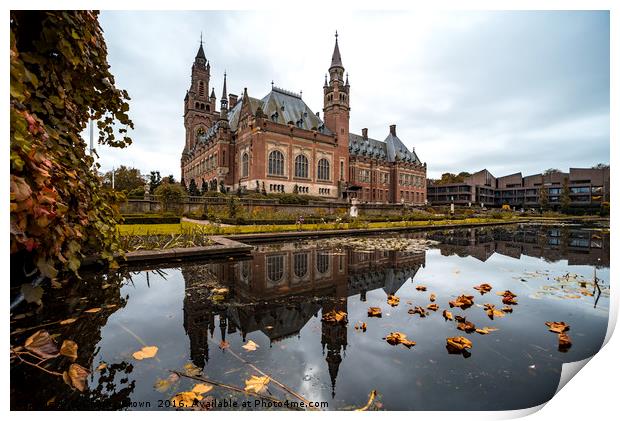 Peace Palace in The Hague Print by Ankor Light