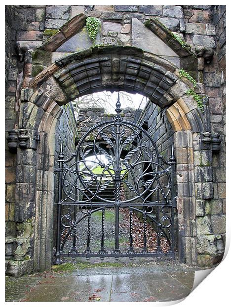 Mar's Wark Main Gate Print by Buster Brown