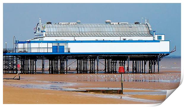 The Pier Cleethorpes Print by philip milner