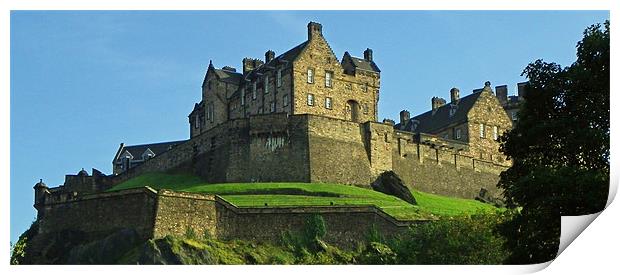 Edinburgh Castle Print by Dawn Gillies