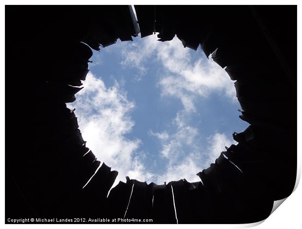 Hole In The Sky Print by Michael Landes