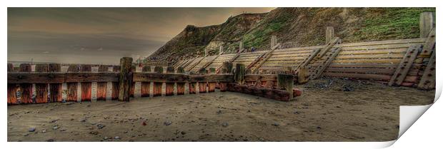 Breaker Panorama Print by Nick Coleby