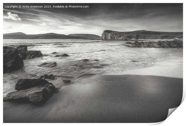 Balnakeil Beach Scotland Print by Andy Anderson