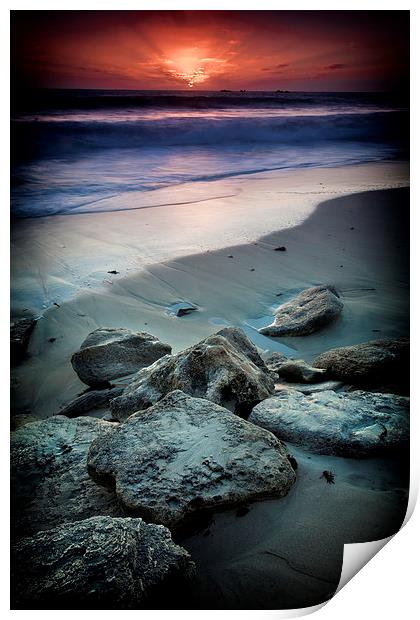Western Australia Sunset Print by Andy Anderson