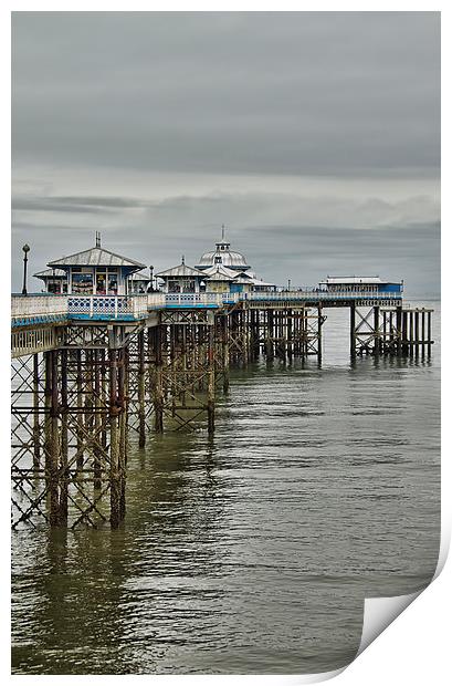 Llandudno Pier  Print by Val Saxby LRPS