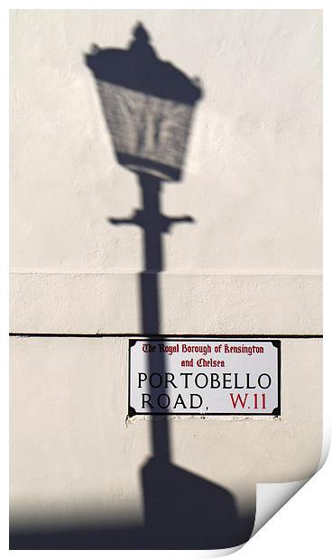 Portobello Road Print by Brian Sharland
