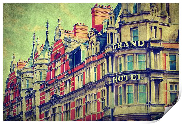 Grand Hotel Print by Yhun Suarez