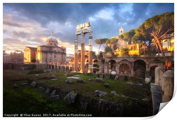 Forum of Caesar Print by Yhun Suarez