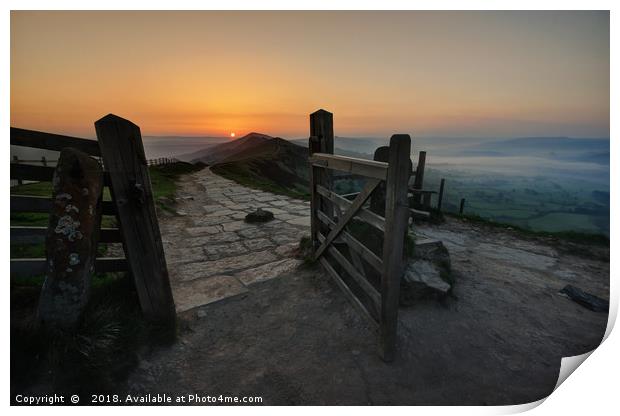 Mam Tor 7.0 Print by Yhun Suarez