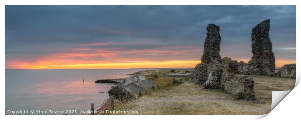 Reculver Towers 3.0 Print by Yhun Suarez