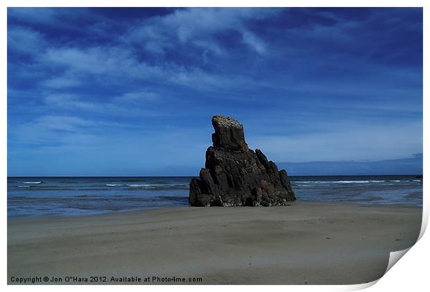 Secret Hidden Glorious Beach Lewis. Print by Jon O'Hara