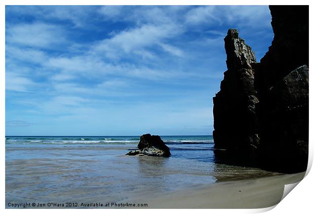 Secret Hidden Glorious Beach Lewis. Print by Jon O'Hara