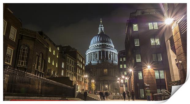 St Paul's Cathedral Print by David Shackle