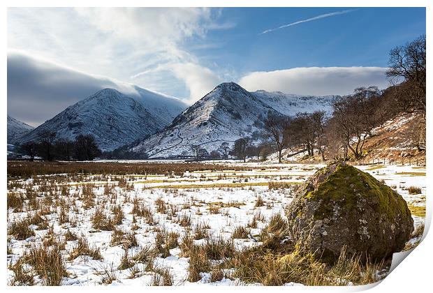 Bull Crag and The Stangs Print by Gary Finnigan