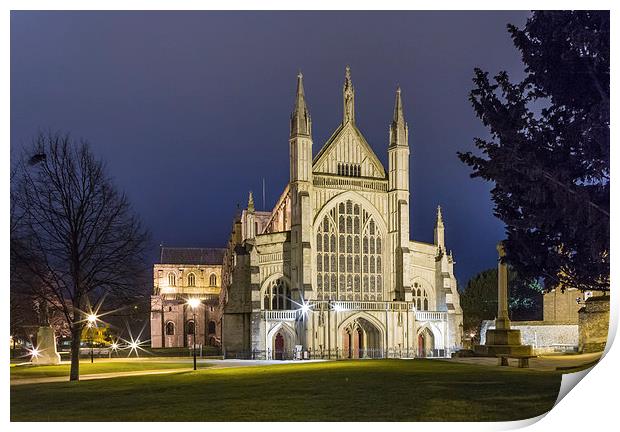 Winchester Cathedral Print by Gary Finnigan