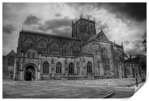 Sherborne Abbey Print by Dave Reed