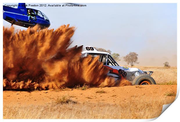 Bulldust and Fly Boys Print by Mark Preston