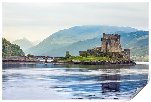 Eilean Donan Castle Print by Steve Hughes