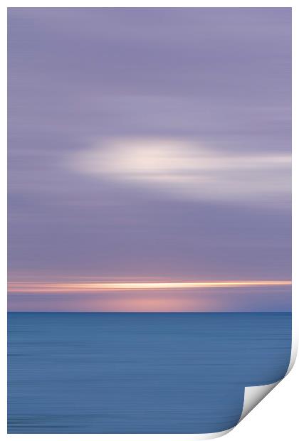 Seascape lines Print by Steve Hughes