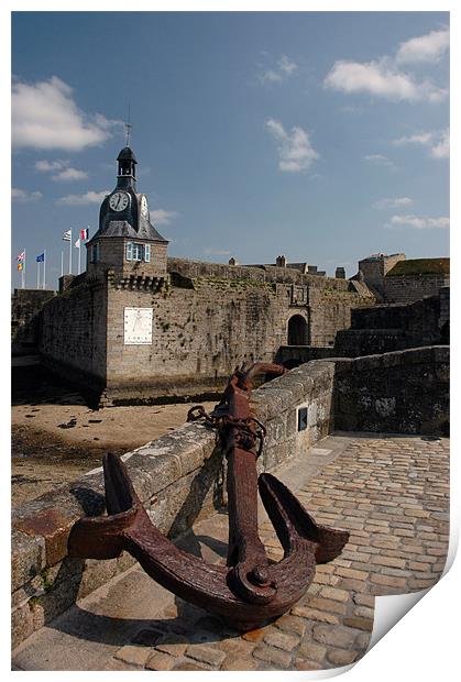 Concarneau Brittany France Print by Simon Armstrong