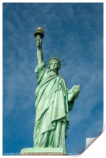 Statue of Liberty Print by Philip Baines