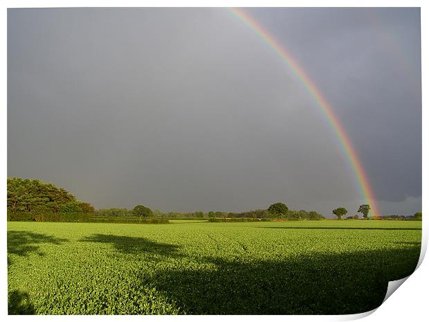Norfolk Rainbow Print by Paul Holman Photography