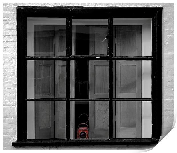 Lamp at the Window Print by Paul Holman Photography