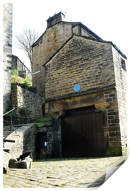 The old Jailhouse in Holmfirth Print by JEAN FITZHUGH