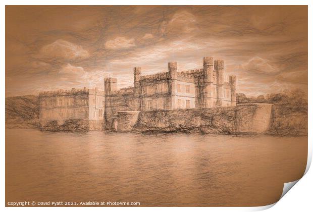 Leeds Castle da Vinci Print by David Pyatt