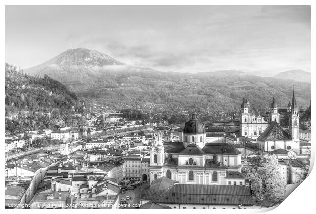 Salzburg City View    Print by David Pyatt