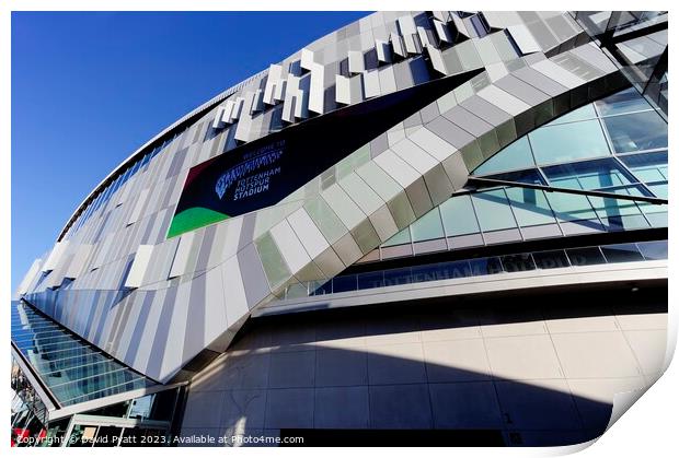 Tottenham Hotspur FC Stadium Architecture Print by David Pyatt